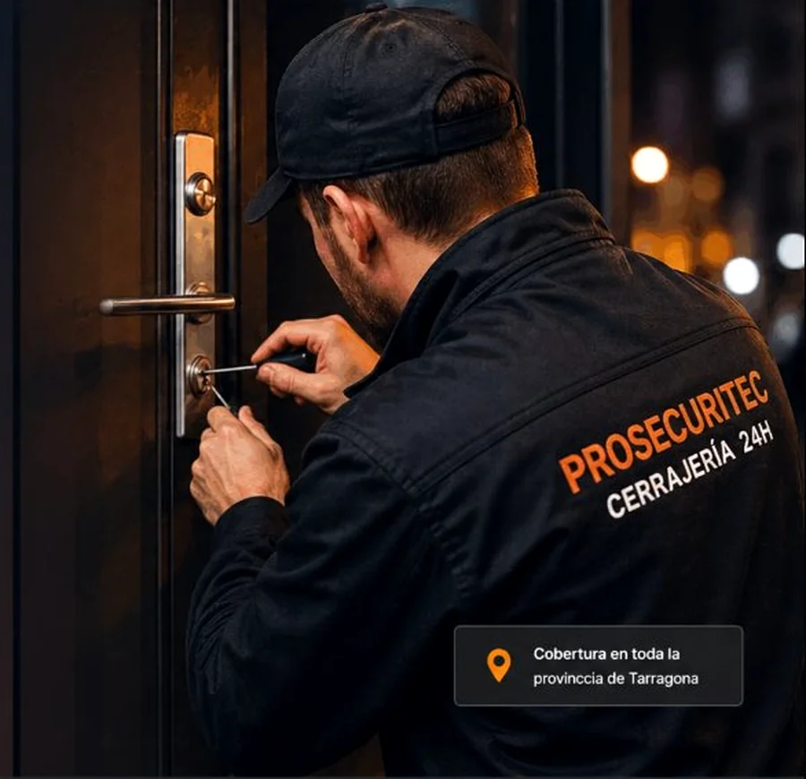 Cerrajero profesional Prosecuritec en Tarragona